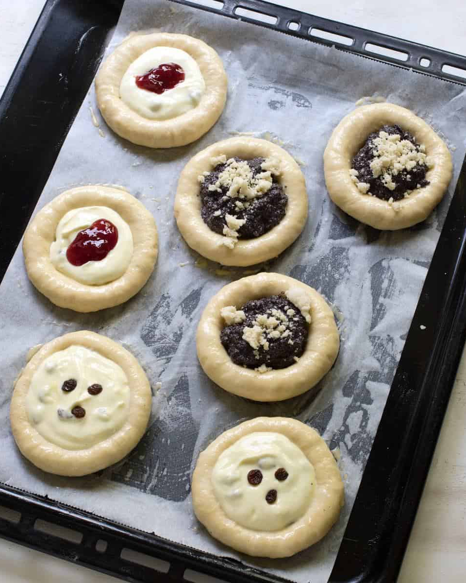 Kolaches on Tray