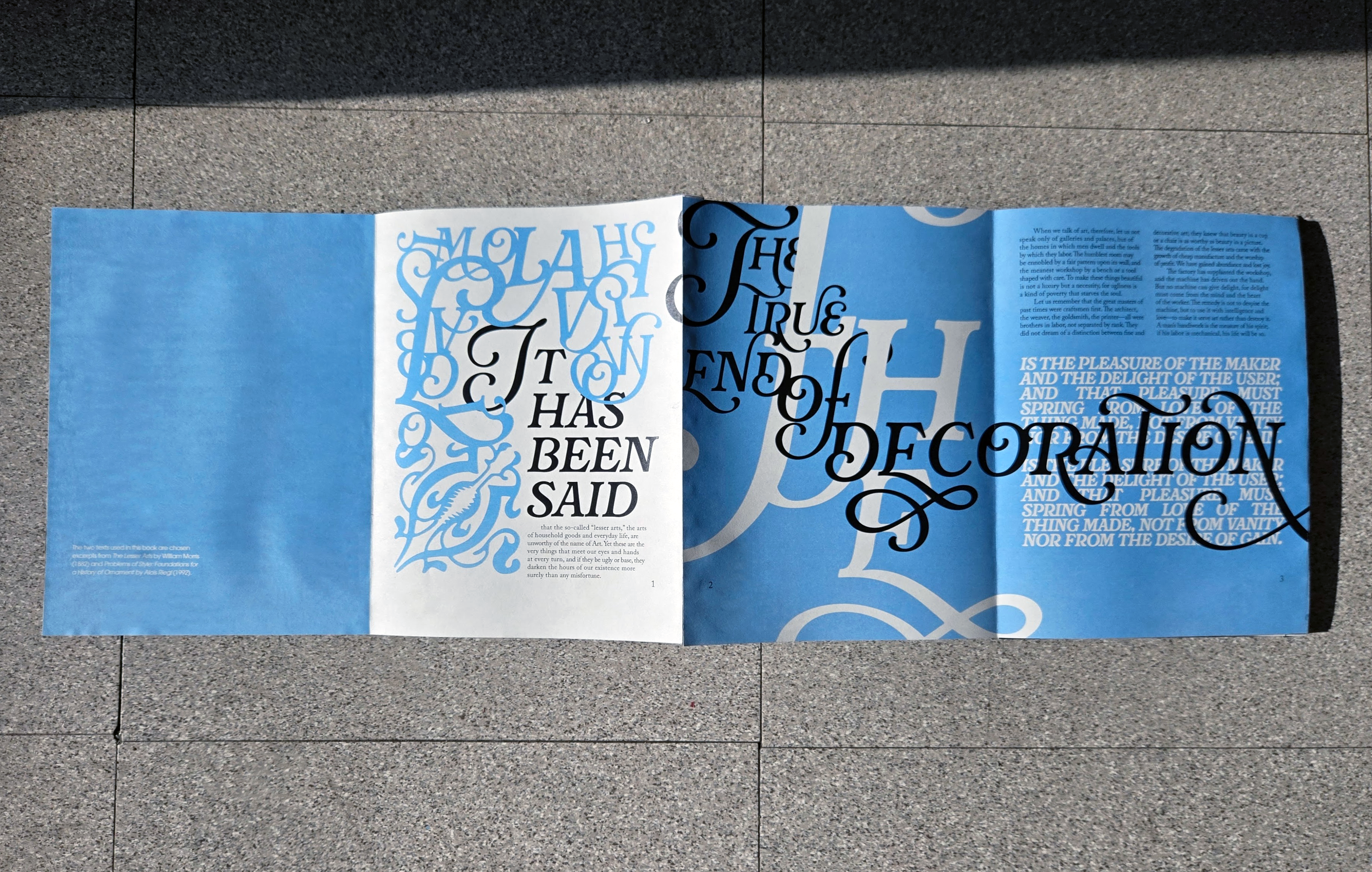 First and Second Spreads