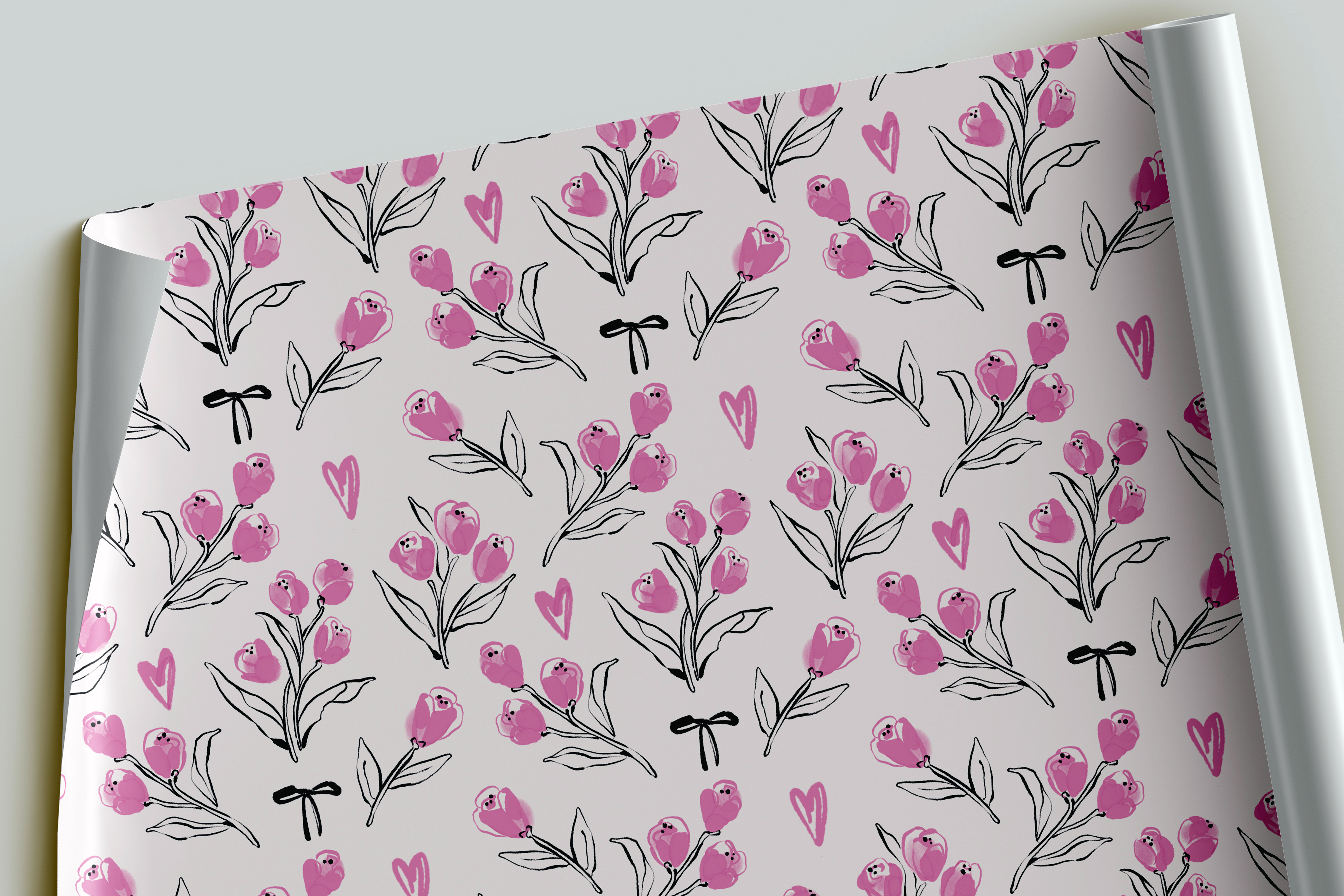 Rosy Wrapping Paper