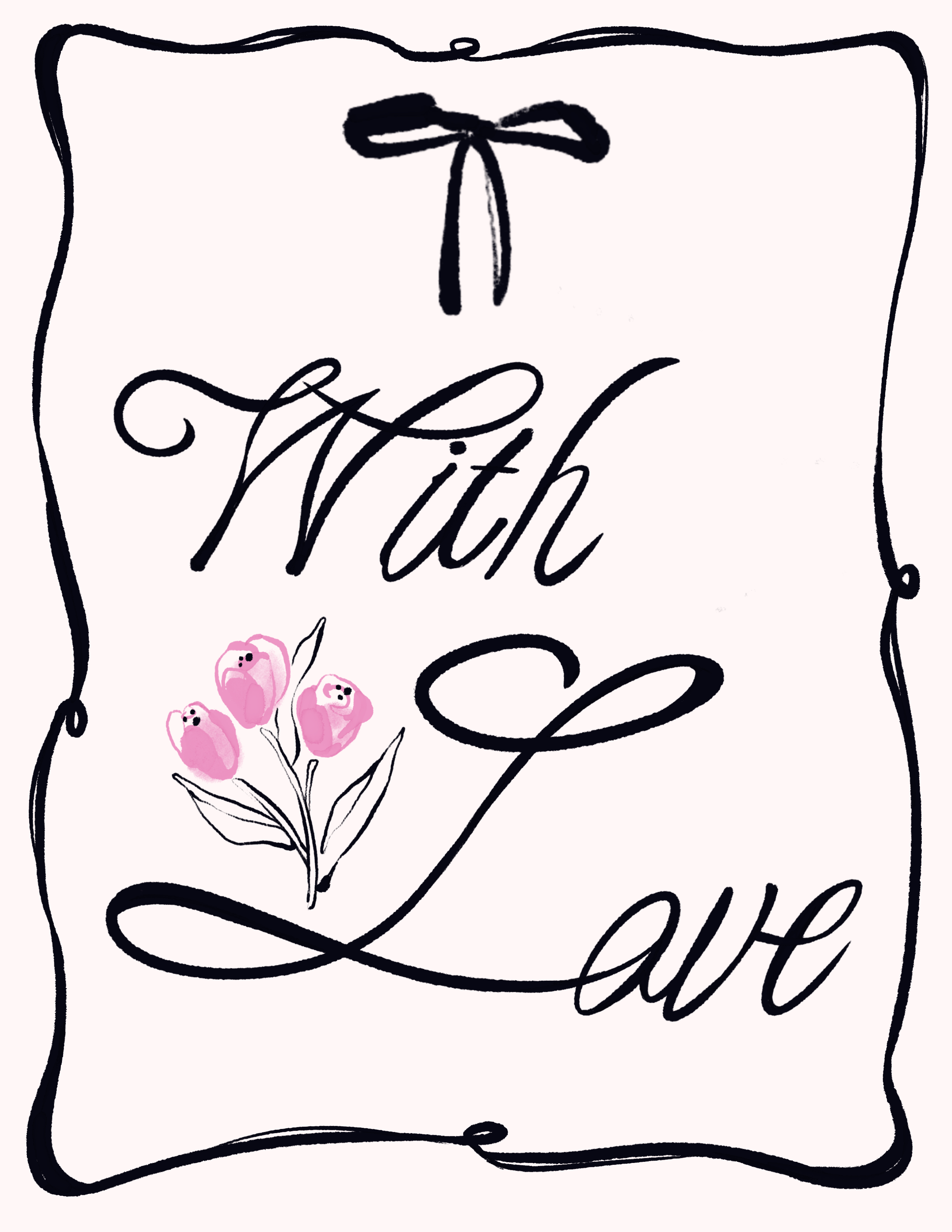 With Love Bag Tag