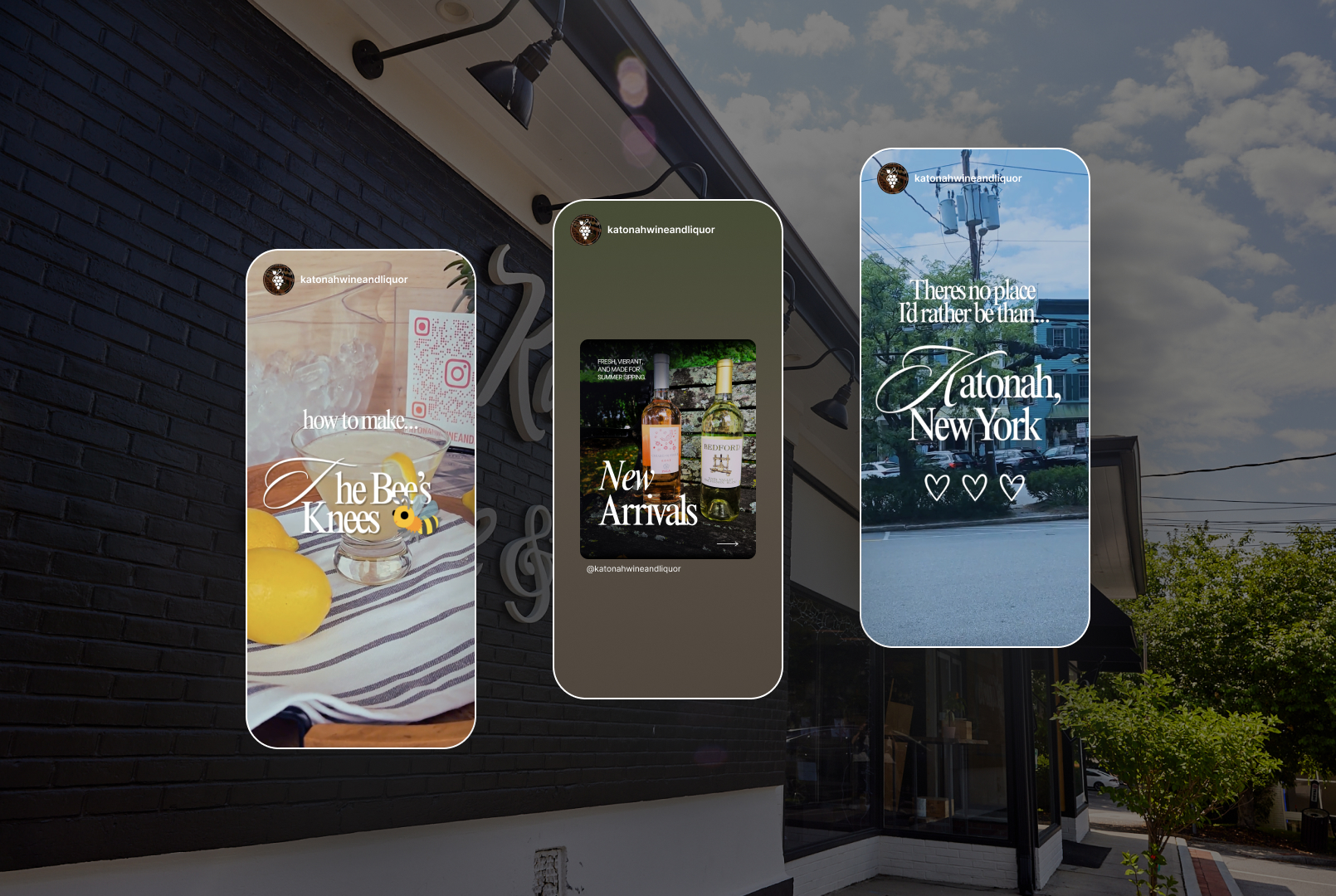 The Katonah Wine & Liquor Instagram grid