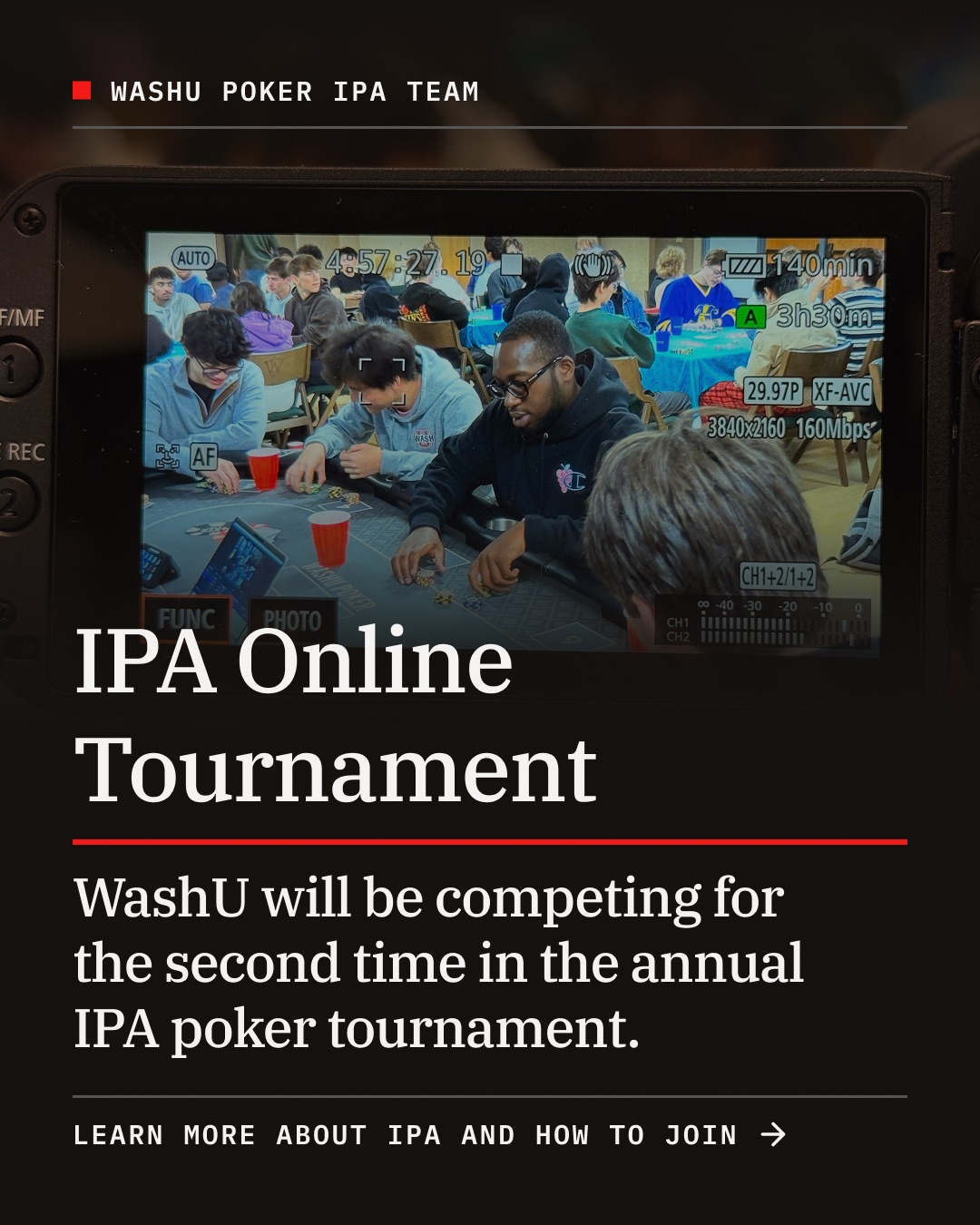 Instagram: the IPA online tournament, first slide