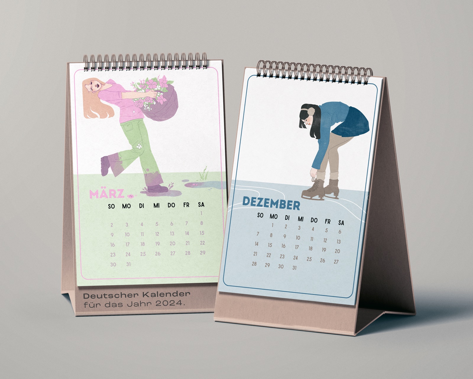 Deutscher Kalender, desk calendar